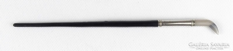 1R158 Régi különleges üveghegyű toll penna 21 cm