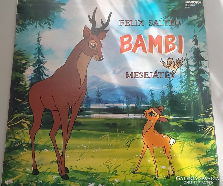 Felix Salten: Bambi Mesejáték LPX 13991 Hungaroton