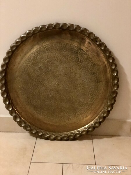Oriental metal bowl