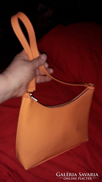 Extravagant quality orange lacquer h&m very feminine handbag 27x20 cm according to the pictures