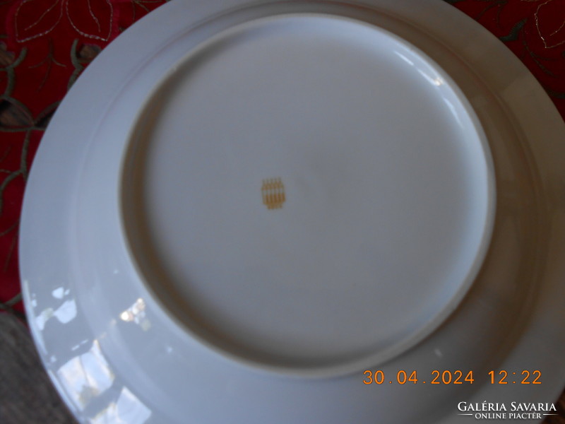 Zsolnay pipacs mintás mély tányér