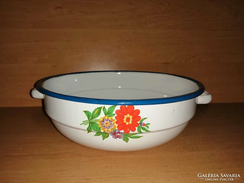 Bonyhád, flower pattern ear bowl - diam. 24 cm (6p)