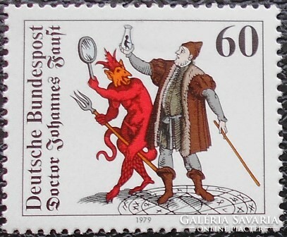 N1030 / Németország 1979 Dr. Johannes Faust bélyeg postatiszta
