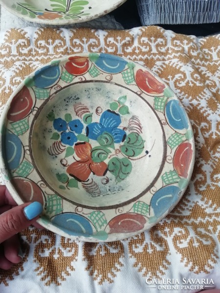 Old folk earthenware plate from Transylvania 2nd Collection