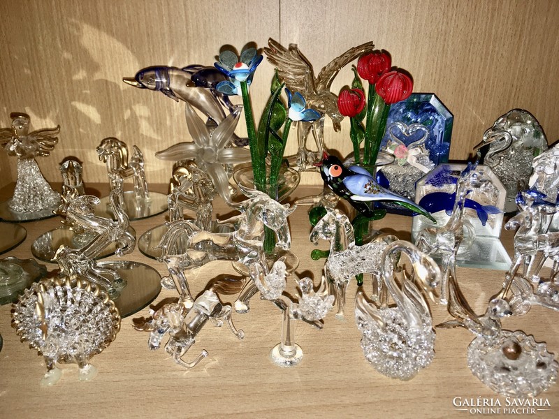 Glass figure collection