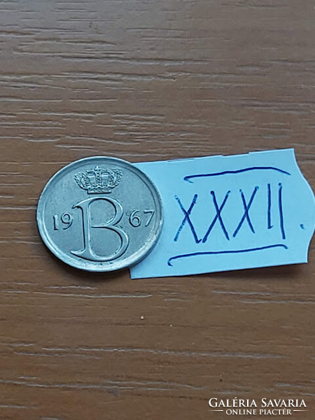 Belgium belgique 25 centimes 1967 xxxii