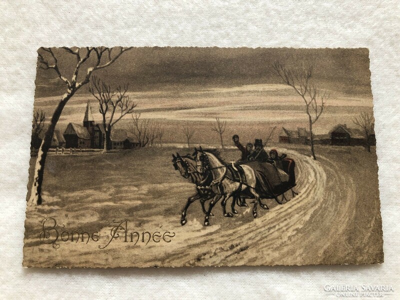 Antik, régi képeslap - 1923                                       -10.
