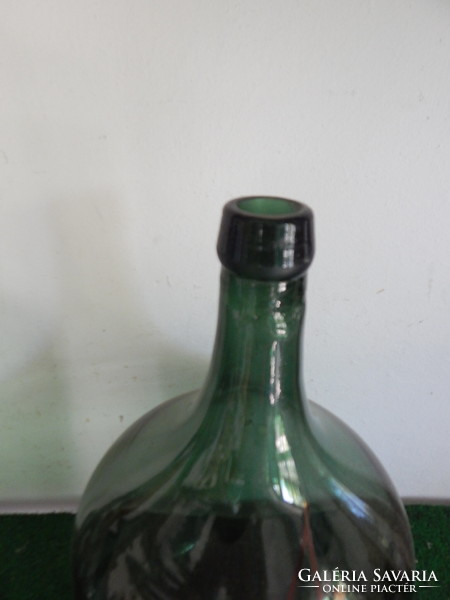 3 green bottles, in the condition shown in the picture, 42 cm high, no. 1.