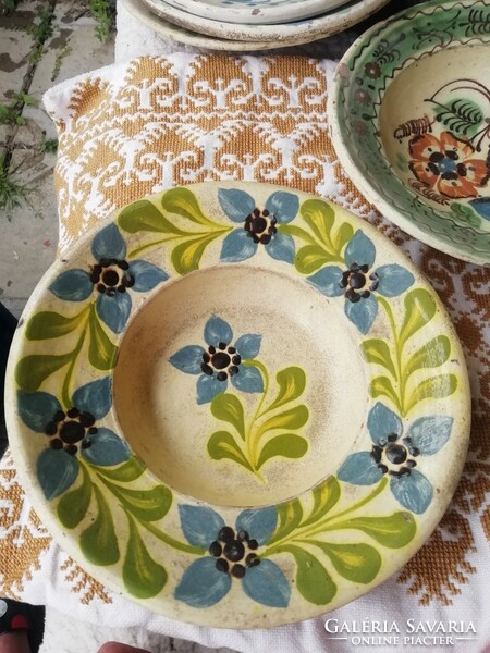 Old folk earthenware plate from Transylvania 4th Collection