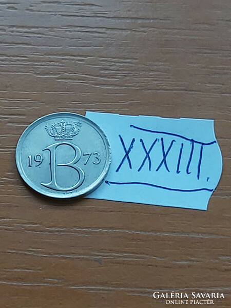 Belgium belgie 25 centimes 1973 xxxiii