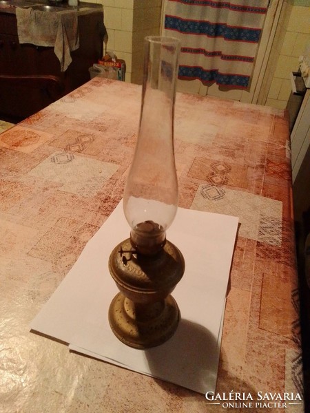 Special small kerosene lamp.