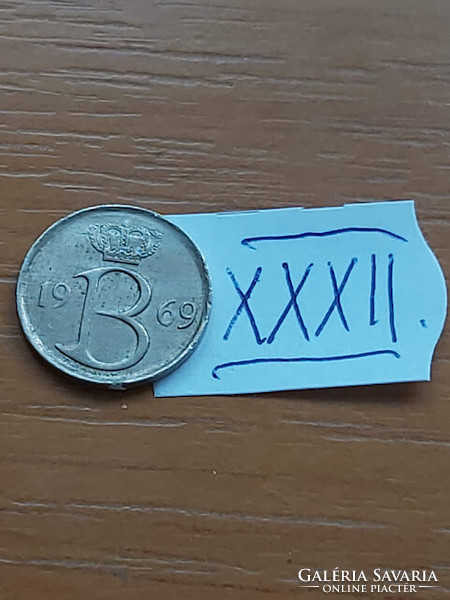 Belgium belgique 25 centimes 1969 xxxii