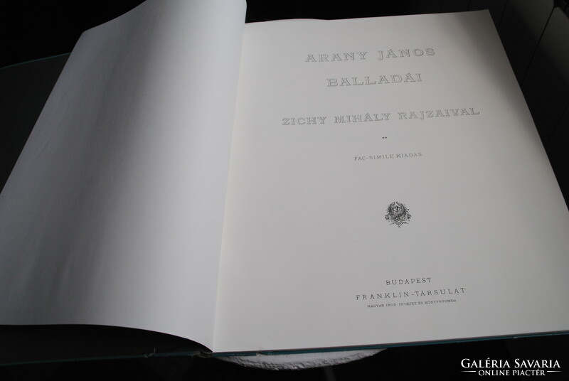 Ballads of János Arany with drawings by Mihály Zichy (fac-simile edition)