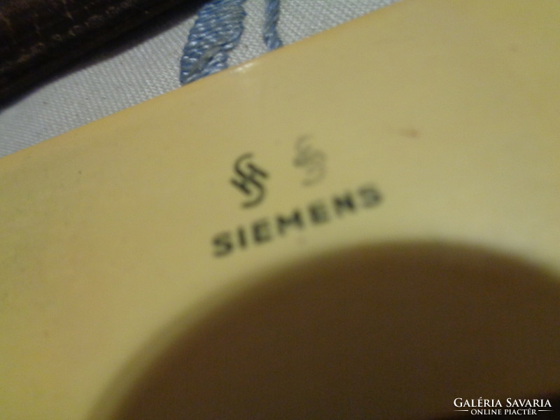 Pocket log bar, short, with leather case, made by Siemens, from the 60s