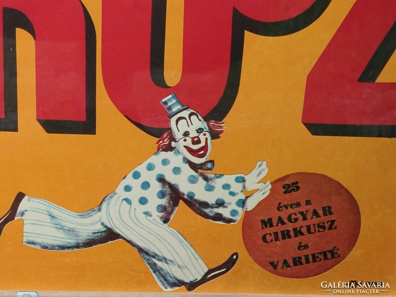 Poster announcing the performance of the Metropolitan Circus, 1979