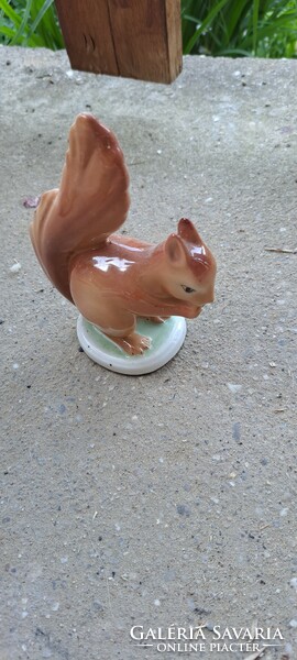 Drasche hand painted squirrel, numbered