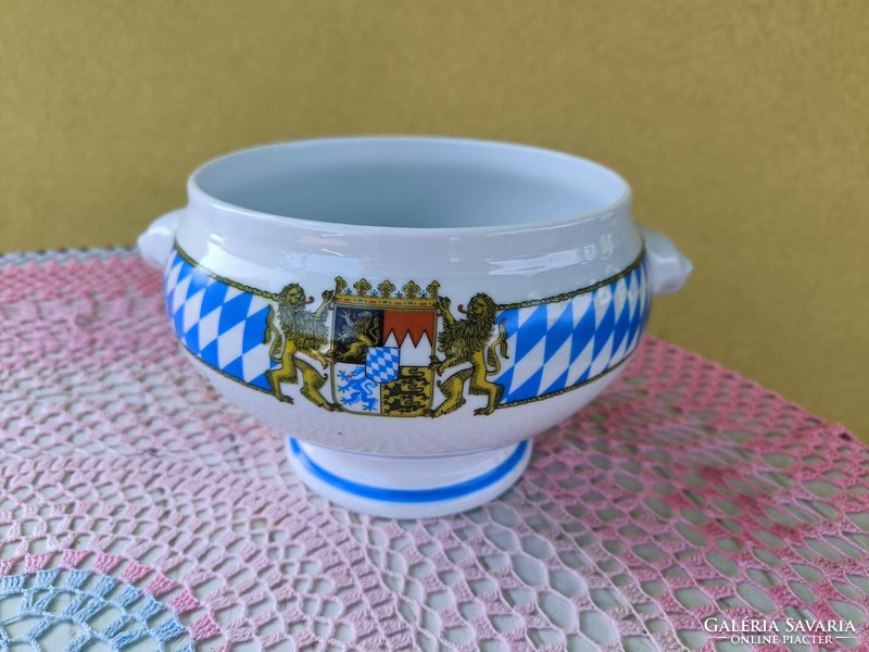 Német porcelán, Bavaria címeres tál,asztalközép kínáló eladó!