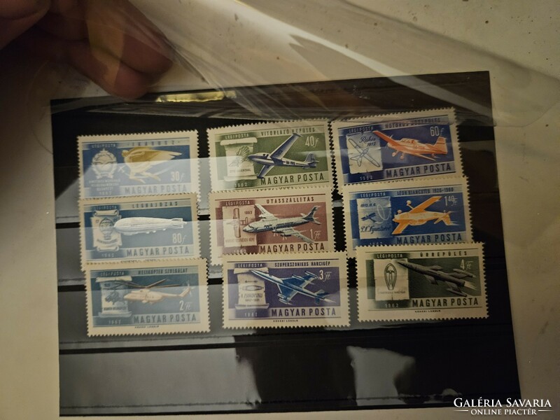 Stamp line from 1962 Icarus to the space rocket **