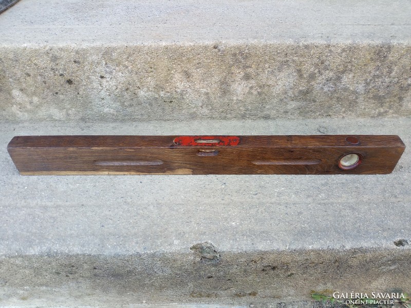 Old, wooden spirit level, 60 cm