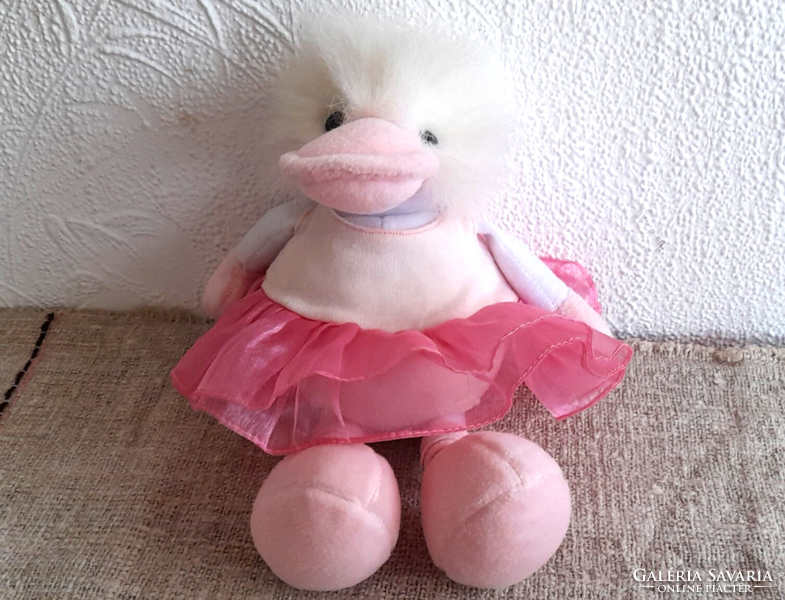 Retro - ballerina duck - plush figure 28 cm