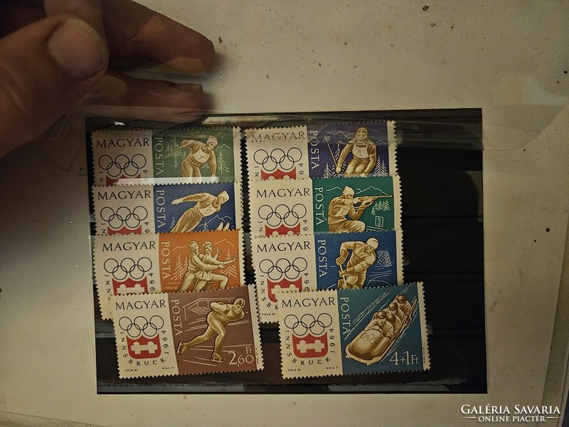 1963 Winter Olympics stamp series **
