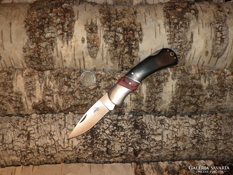 Whitefox back lock, hunting knife. An impressive piece. From collection.