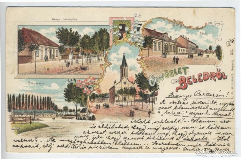 1899.- Greetings from Beled - postcard - ran
