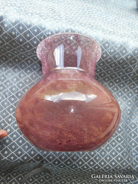 Frame stained glass vase 15.5 cm