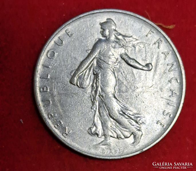 1964. France, 10 franc bimetal (748)