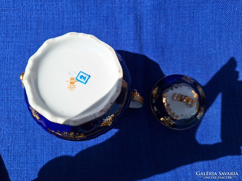 Zsolnay pompadour sugar bowl for tea set