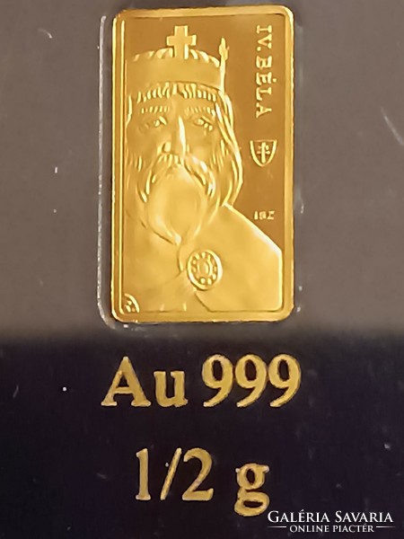 Arany Királyok kollekció, 13 db egyben , 0,5g Au/db (Au .999)