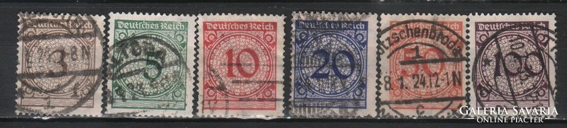 Deutsches reich 0654 mi 338-343 €4.20