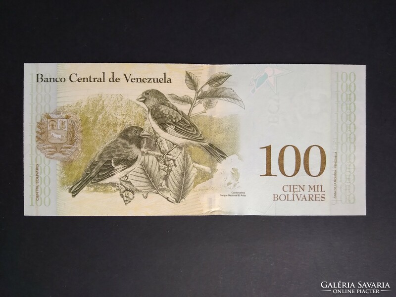 Venezuela 100000 bolivares 2017 unc