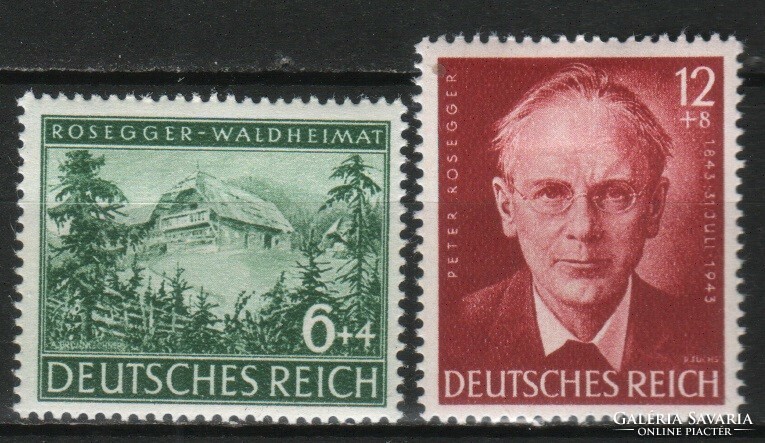 Deutsches Reich 0923 Mi 855-856 falcos       0,60   Euró