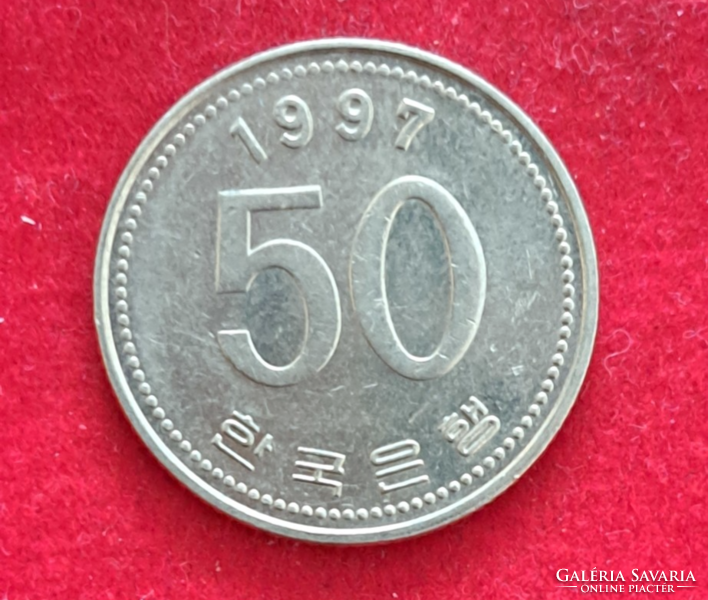 Dél-Korea 50 won 1997. (2012)