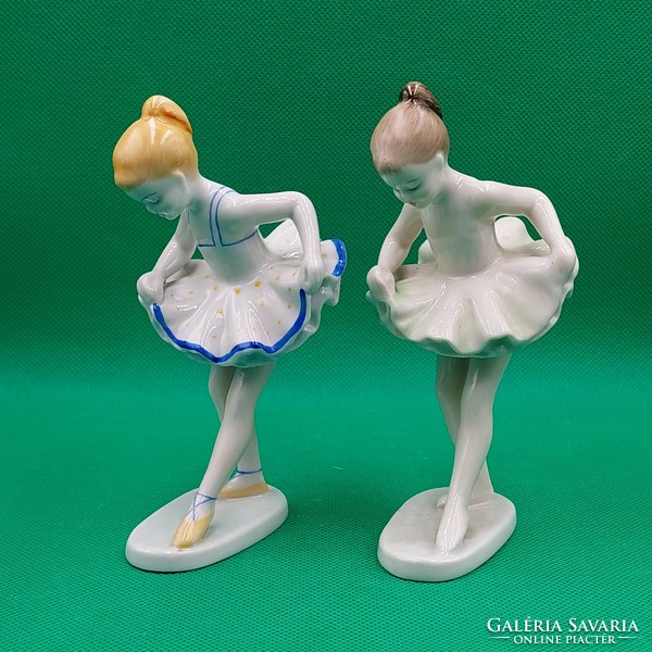 Káldor Aurél Hollóházi Balerina porcelán figurák