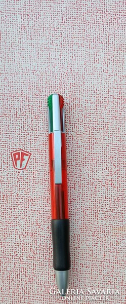 Retro four-color ballpoint pen.