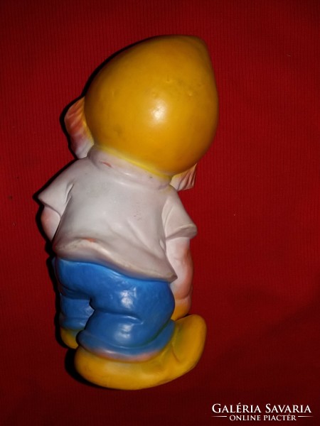 Antik CCCP orosz színes gumi játék figura / baba tekegolyóval szép állapotban 20 cm képek szerint