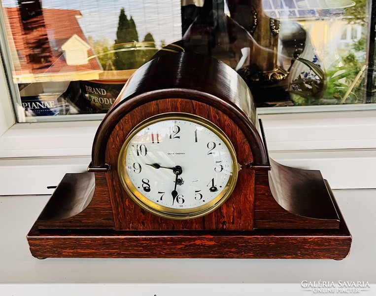 Seth Thomas half-baked American mantel clock
