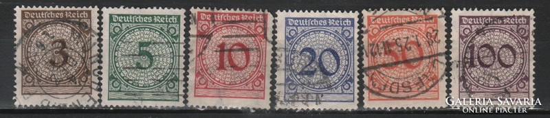 Deutsches Reich 0653 Mi 338-343     4,20 Euró