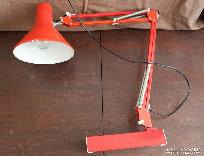 Old retro table workshop lamp