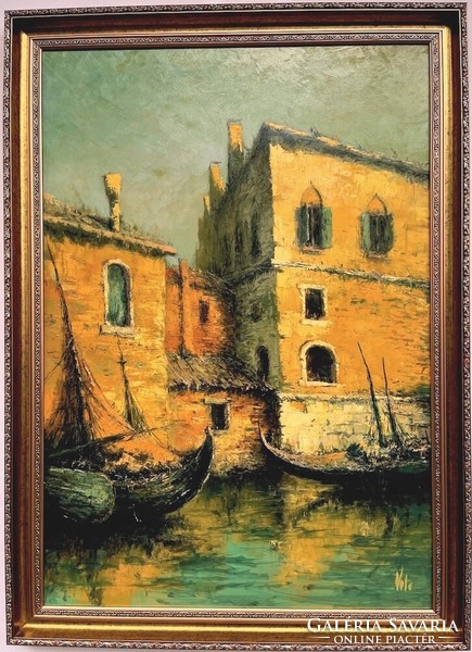 Jr. Caretaker László Vila Venice framed 112x82cm