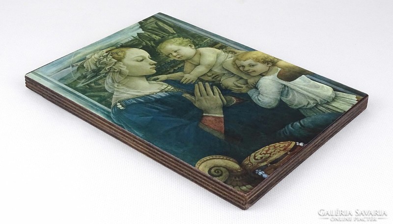 1R196 fra filippo lippi: madonna with two angels 21 x 15 cm