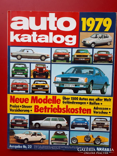 NSZK auto katalógus 1979 évi