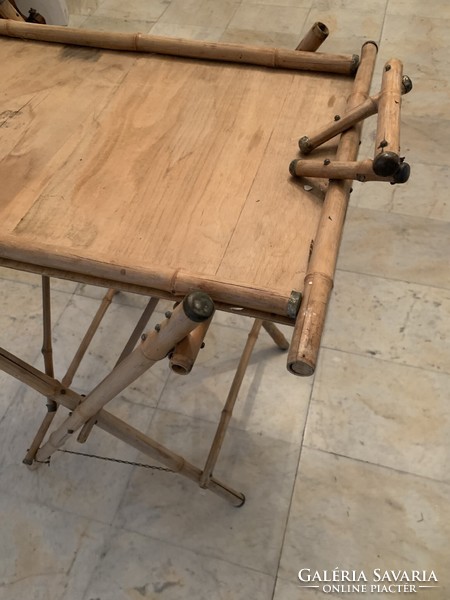 Rare bamboo tray table/ party table
