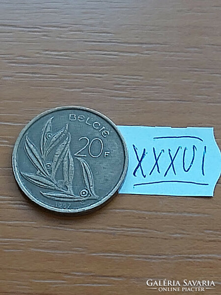 Belgium belgie 20 francs 1982 xxxvi