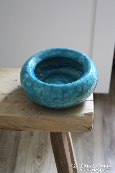 Turquoise glazed bowl/storage/pot/decoration - beautiful, flawless condition