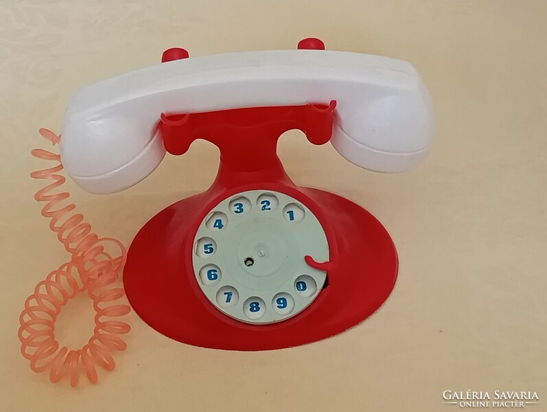 Játéktelefon retro műanyag játék telefon