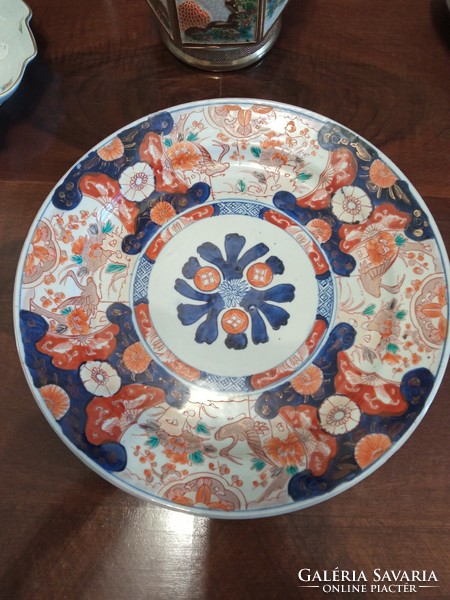 Antik japán Imari porcelán tál