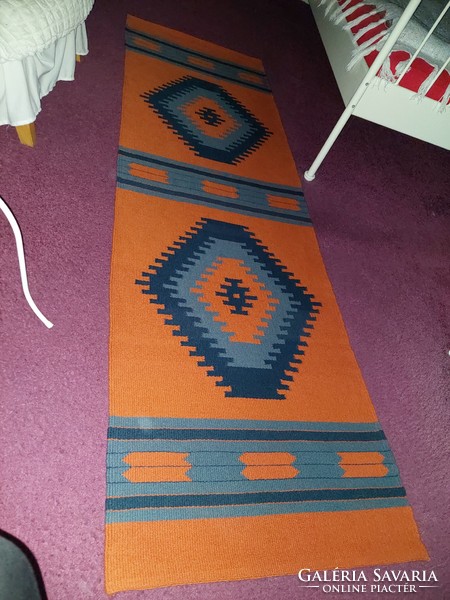 Beautiful handmade running mat 222 cm x 60 cm